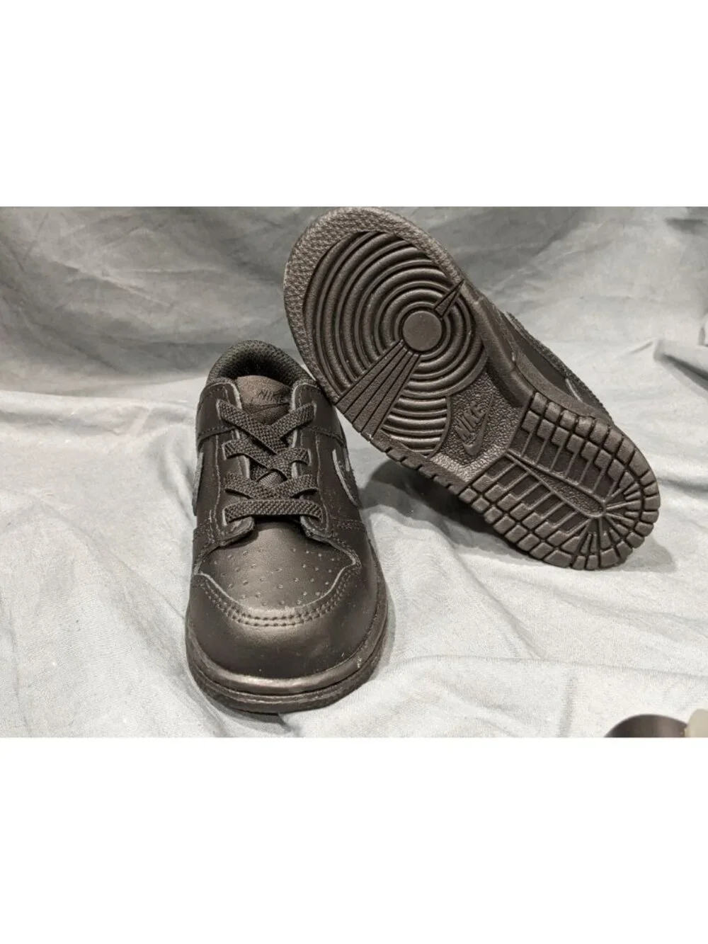 Nike Toddlers Dunk Low (TD) Sneakers Lace Up Black Size 5 NEW NO BOX!